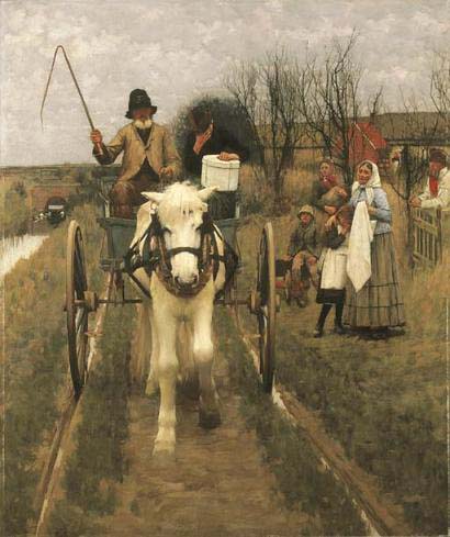 Henry Herbert La Thangue Leaving Home